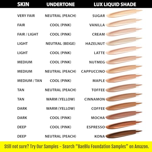 Organic Vegan Liquid foundation, Latte