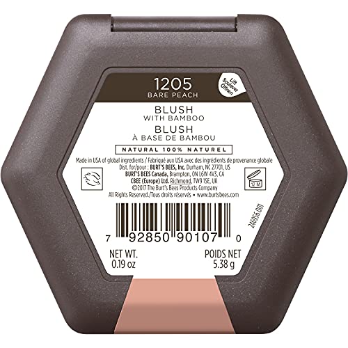 Burt's Bees Natural Blush - Bare Peach 5.38g