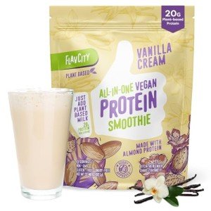 FlavCity Vegan Protein Powder Smoothie - Vanilla