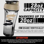 Helimix 2.0 Vortex Protein Shaker Bottle 800ml