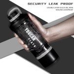 Youcanplato 600ml Protein Shaker with Storage Container