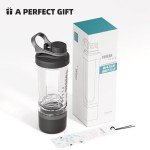 Youcanplato 600ml Protein Shaker with Storage Container