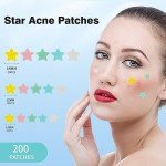 Colorful Hydrocolloid Acne Patches with Tea Tree