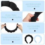 2 Pack Spa Headbands for Skincare and Makeup