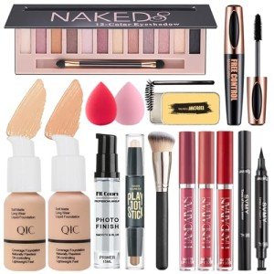 Complete Makeup Kit with 12 Eyeshadow Colors