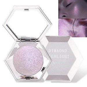 Pink Mermaid Holographic Glitter Highlighter Makeup Palette