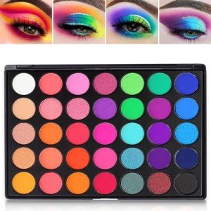 DE'LANCI 35-Color Rainbow Eyeshadow Palette