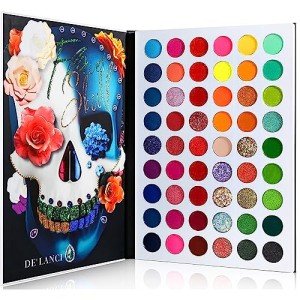 DE'LANCI 54-Color Bright Eyeshadow Palette