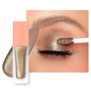 Oulac Gold Glitter Liquid Eyeshadow & Eyeliner