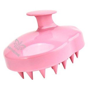 Silicone Scalp Massager Shampoo Brush - Pink