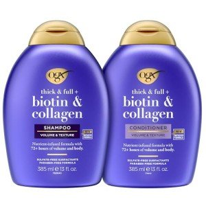 OGX Biotin & Collagen Shampoo and Conditioner Set