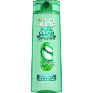 Garnier Fructis Pure Clean Shampoo, Silicone-Free 12.5 oz