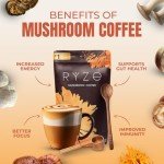 RYZE Organic Mushroom Coffee | 30 Servings