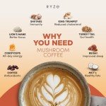 RYZE Organic Mushroom Coffee | 30 Servings