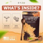 RYZE Organic Mushroom Coffee | 30 Servings