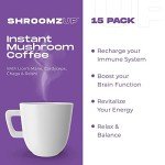 Shroomzup Instant Mushroom Coffee - 15 Pack Mix