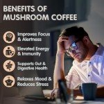 Balincer Organic Mushroom Coffee with 6 Adaptogens