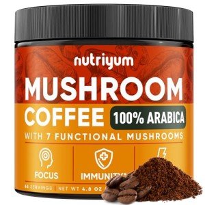 Nutriyum 7 Mushroom Coffee Blend - 65 Servings