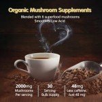 Balincer Organic Mushroom Coffee with 6 Adaptogens