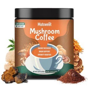 Decaf Mushroom Coffee Blend with Adaptogens & Energy