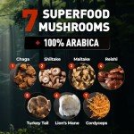 Nutriyum 7 Mushroom Coffee Blend - 65 Servings