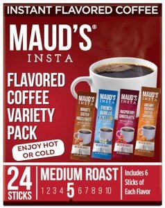 Maud's Instant Coffee Variety Pack - 24 Servings