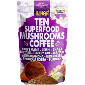 WIXAR Instant Mushroom Coffee with Superfood Extracts
