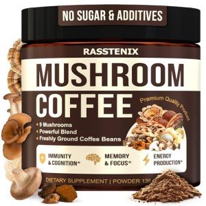 Organic Mushroom Coffee Mix - 9 Adaptogens for Energy