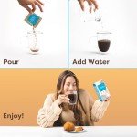 Waka Instant Medium Roast Mushroom Coffee Packets