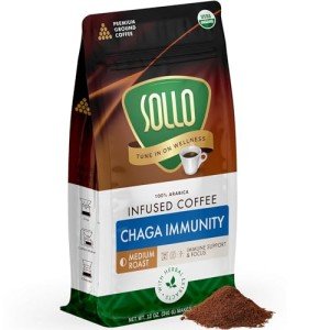 Sollo Chaga Mushroom Coffee - Medium Roast Blend