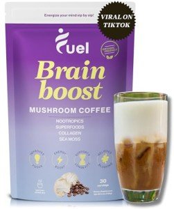 Brain Boosting Organic Mushroom Coffee Blend, 30 Servings