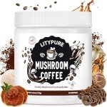Litypure Organic Mushroom Coffee for Focus & Immunity