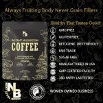 Organic Instant Mushroom Coffee with Collagen – 30 Servings