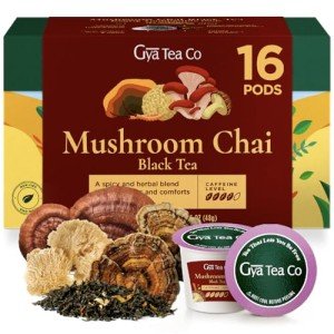 Mushroom Chai Tea Pods for Focus & Energy