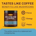 Orgnisulmte Mushroom Coffee with 7 Superfoods