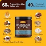 Orgnisulmte Mushroom Coffee with 7 Superfoods