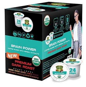 Brain Boosting Dark Coffee Pods with MCT, 24ct