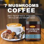 Orgnisulmte Mushroom Coffee with 7 Superfoods