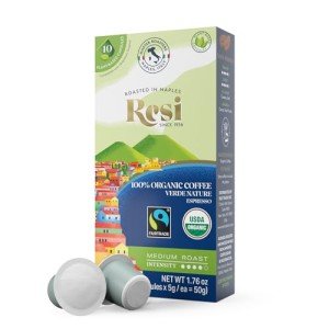 Organic Mushroom Espresso Capsules for Nespresso, 10 Ct