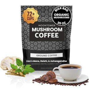 Moontower Adaptogen Mushroom Coffee for Focus & Clarity