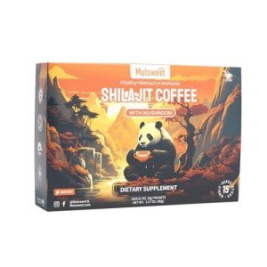 Instant Mushroom Coffee Mix with Superfoods - 15Ct