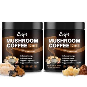 Mushroom Coffee Powder 2-Pack - 10 Blend Mix