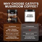 Mushroom Coffee Powder 2-Pack - 10 Blend Mix