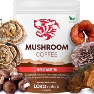 Tiger Organic 5 Mushroom Instant Coffee Blend