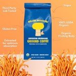 Malama Cordyceps Coffee with Kona Blend, 12 oz