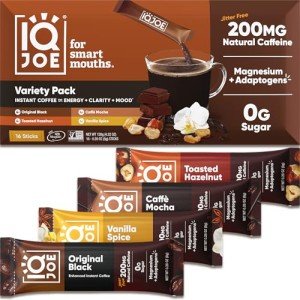 IQJOE Instant Mushroom Coffee Variety Pack - 16 Count