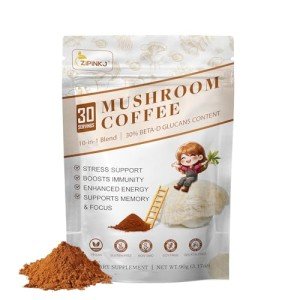 Mushroom Coffee Powder - 30 Servings, 10 Superfoods