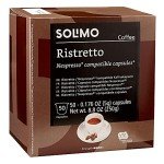 Solimo Dark Roast Mushroom Coffee Capsules, 50 Count