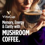 VitaCup Focus Mushroom Coffee for Memory & Clarity