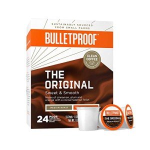 Bulletproof Medium Roast Mushroom Coffee Pods, 24 Count
